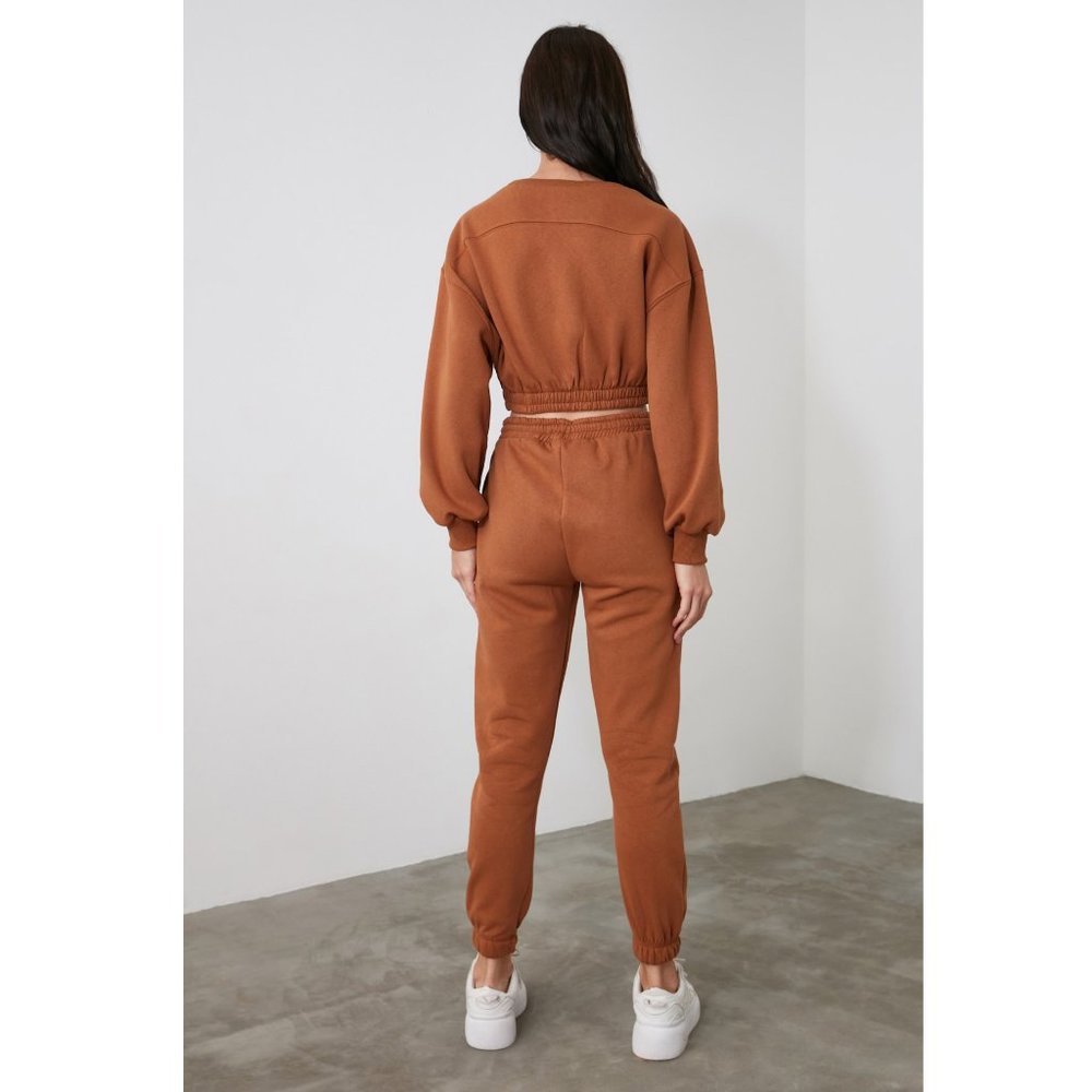 Joggers Sweatpants Sweatshirt Set Green Medium - Picture 5 of 5